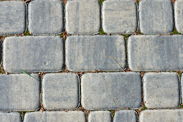 Abstract background of old cobblestone pavement