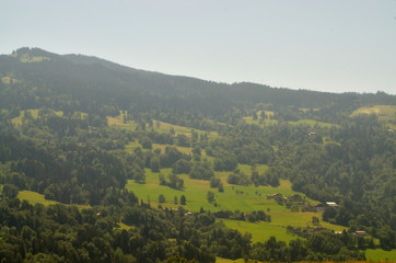 landscape in the mountains