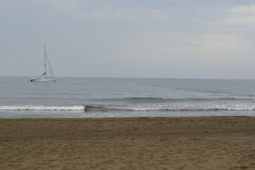boat on sea