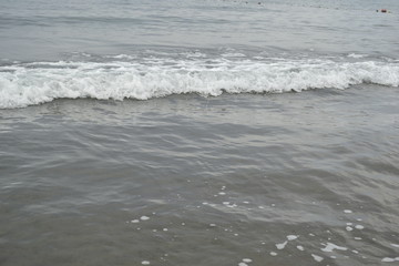 waves on the beach