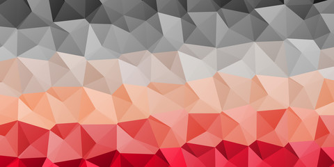 Abstract Delaunay Voronoi trianglify color diagram background illustration