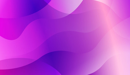 Futuristic Blue Purple Color Design Geometric Wave Shape. For Elegant Pattern Cover Book. Vector Illustration with Color Gradient.