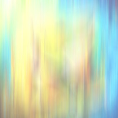 Shades of blue, cyan and yellow in an abstract motion effect blurred background. Blurry abstract design. Pattern can be used as a background or for cards, invitations and social media