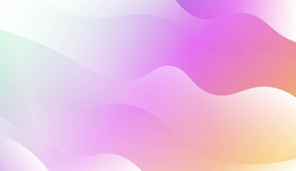 Modern Waves. Futuristic Technology Style Background. For Creative Templates, Cards, Color Covers Set. Vector Illustration with Color Gradient.