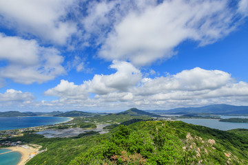 立石山からみた糸島　福岡県糸島市