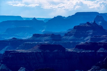 A view of the Grand Canyon from Lipan Point in Arizona, USA