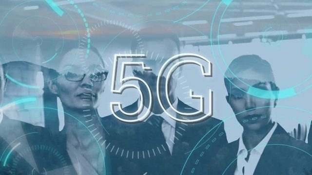 Business people using 5G - Powered by Adobe