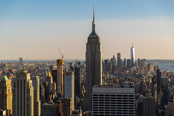 Fototapeta na wymiar General view of Manhattan, New York city