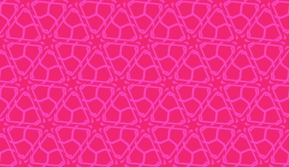 Pattern with abstract illusion triangles. Vector Seamless illustration. For your business, presentation, fashion print.