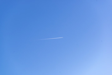 airplane in the sky