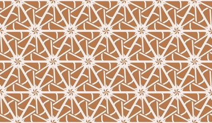 Vector Seamless layout with curved line, illusion triangles. Abstract hipster pattern. For your wallpaper, advert, banner, poster.