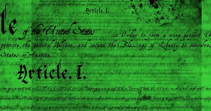 Written constitution of the United States 4k