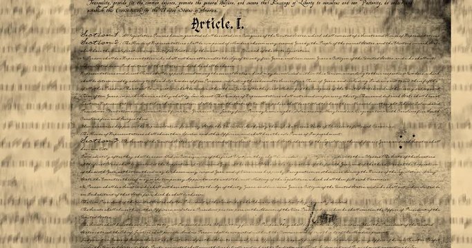 Written constitution of the United States 4k