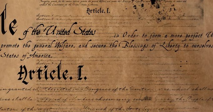 Written constitution of the United States 4k