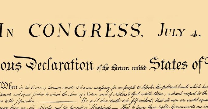 Written constitution of the United States 4k