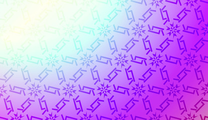 Design pattern with abstract modern ornament. Triangles style. Vector illustration. Gradient color