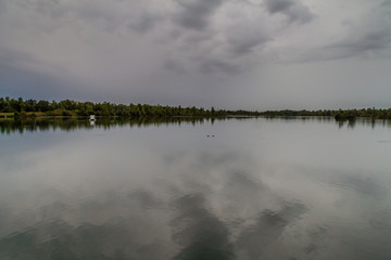 Mandichosee lake near Augsburg, Germany