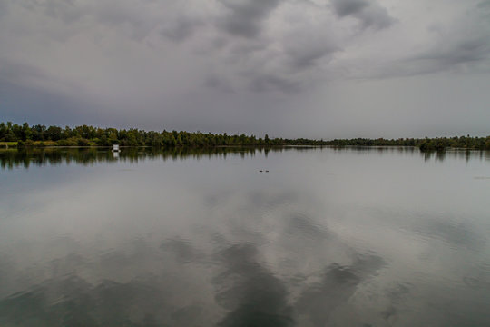 Mandichosee lake near Augsburg, Germany