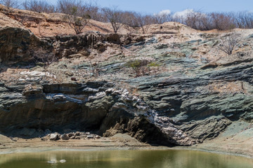 Vermiculite mine in Paraiba state, Brazil