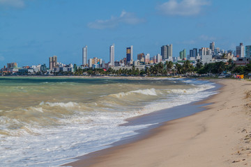 Beach in Joao Pessoa, Brazil