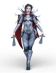 Fototapeta premium 戦う女戦士