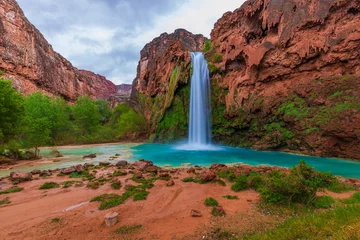 Abwaschbare Fototapete Arizona Havasu-Wasserfälle