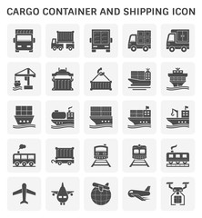 cargo container icon