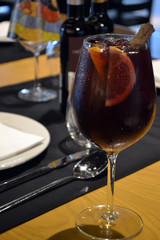 glass of sangria 