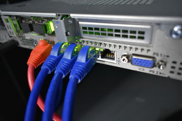 server room cabling hard disk