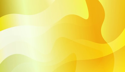 Abstract Background With Wave Green Yellow Gradient Shape. For Futuristic Ad, Booklets. Vector Illustration with Color Gradient