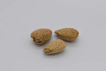 Fototapeta na wymiar isolated nuts