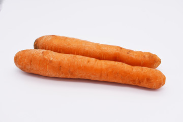 isolated carrot organic