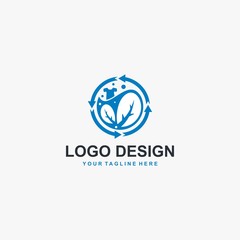 Laundry logo design icon vector. Machine laundry concept illustration. Bubble icon design. Business logo design element.