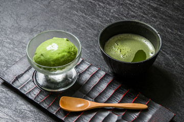 抹茶アイス Matchaice cream 