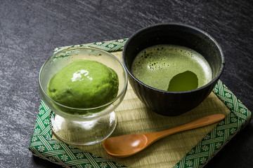 抹茶アイス Matchaice cream 