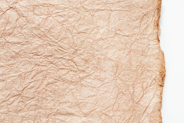 ベージュの和紙と白バック