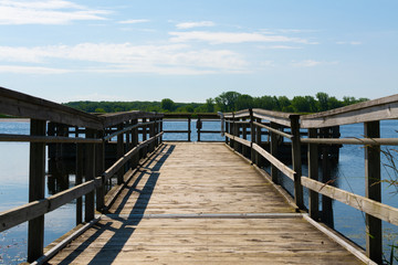 Fototapeta premium Drewniany dok