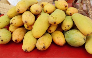 mango fruit at the street food