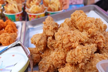 Fried chicken at street food