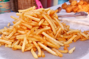 French fries at street food