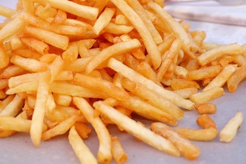 French fries at street food
