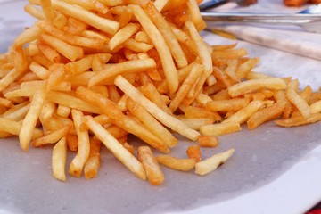 French fries at street food