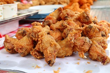Fried chicken at street food