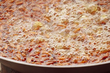 Fried insect at street food