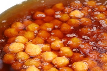 fried sweet potato at street food