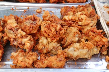 Fried chicken at street food