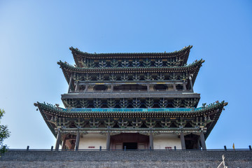 Fototapeta premium The local feature of ancient Chinese traditional architecture