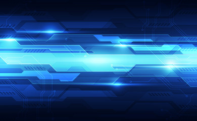 Vector Abstract futuristic technology background concept, Illustration high digital
