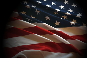 Flag USA as a patriotic background