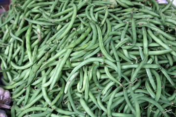 Various vegetables are sold at a bazaar in Croatia